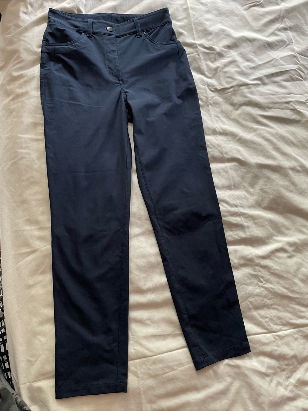 lululemon athletica Navy Straight-Leg Chinos